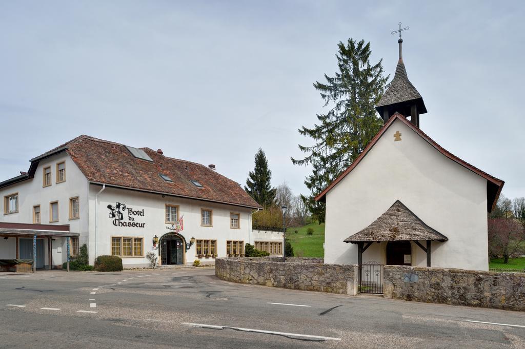 Hotel Du Chasseur Enges Buitenkant foto